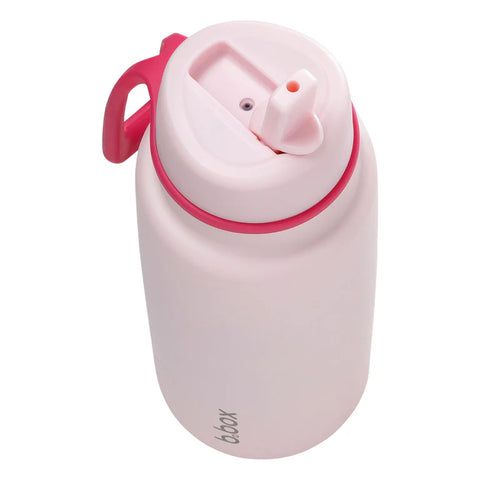 B Box Insulated Flip Top 1 Litre Bottle -pink paradise