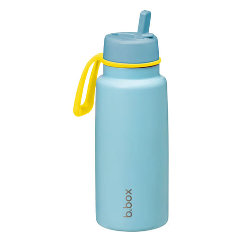 B Box Insulated Flip Top 1 Litre Bottle - pool side