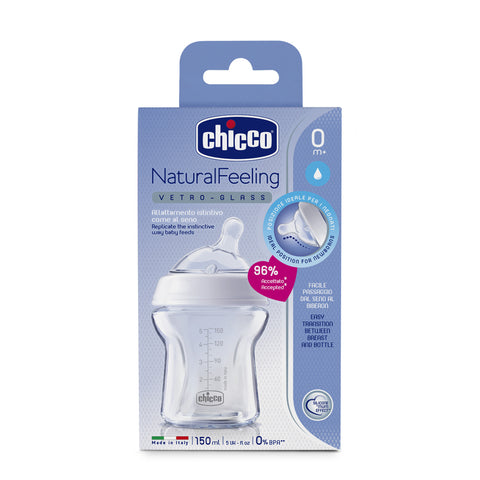 NaturalFeeling Glass Bottle - 0m+ 150ml