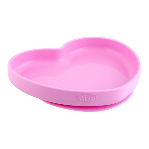 Silicone Heart Shaped Plate 9m+