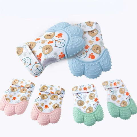 BABY SILICON TEETHING GLOVES