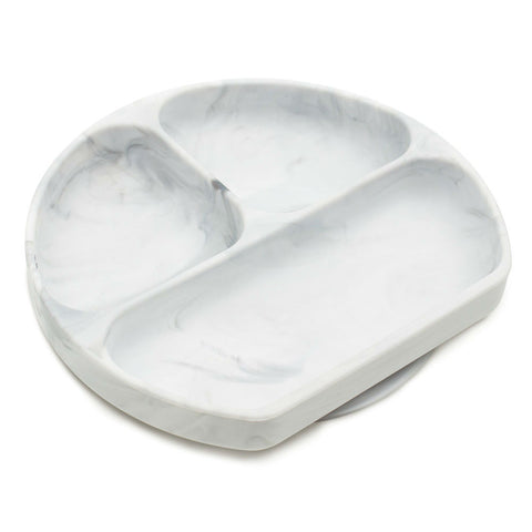 Silicone Grip Dish -Marble