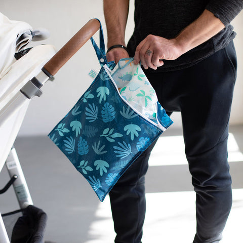 Bumkins Wet Bag - Blue Tropic