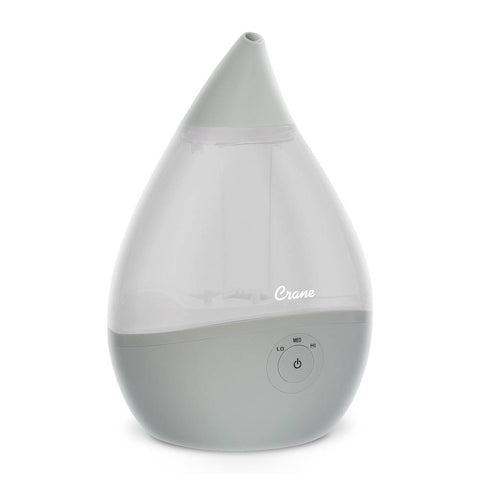 Crane Droplet Cool Mist Humidifier, Filter Free 1.9L with Vapour Pad