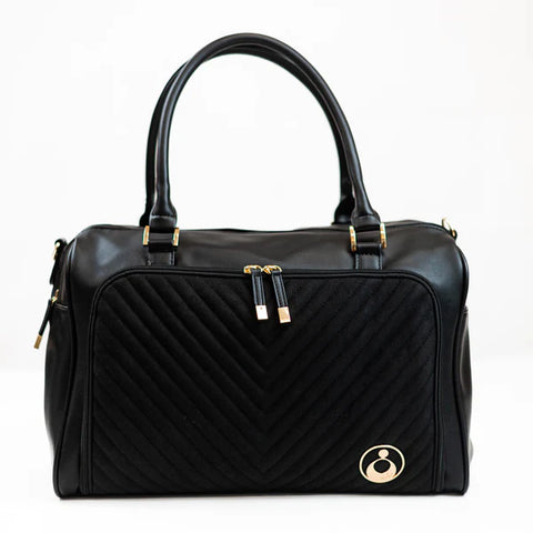 ISOKI DOUBLE ZIP SATCHEL MIDNIGHT