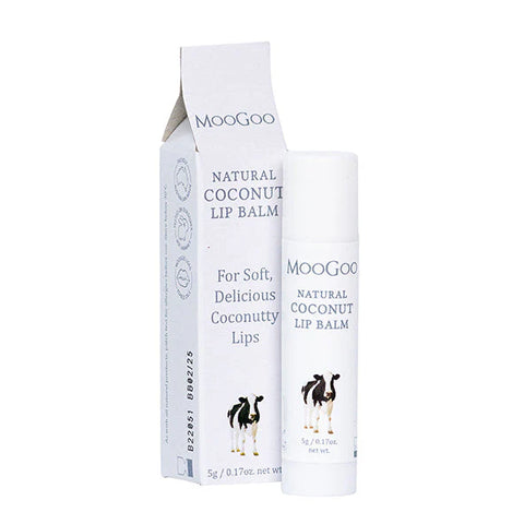 MooGoo Edible Lip Balm-Natural Coconut 5g