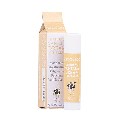 MooGoo Edible Lip Balm-Vanilla Dream 5g