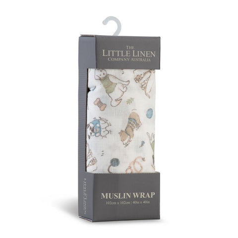 LITTLE LINEN MUSLIN WRAP 1PK- BARKLIFE DOG