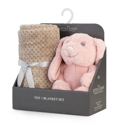 TLLC Plush Toy & Blanket - Harvest Bunny