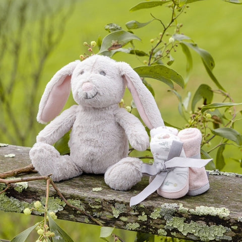 LITTLE LINEN PLUSH TOY & WASHERS - HARVEST BUNNY