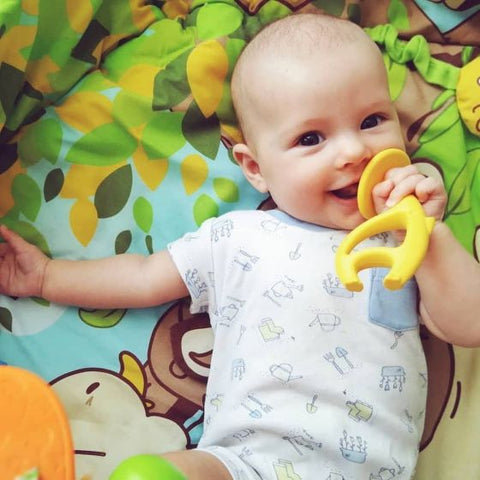 Dancing Elephant Teether- Lemon