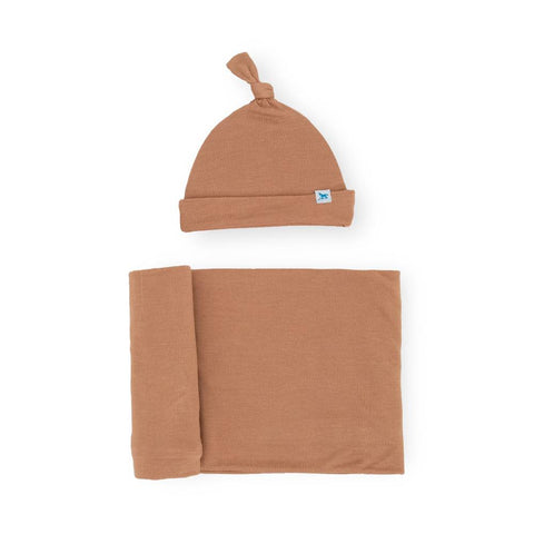 Little Unicorn Stretch Knit Hat & Swaddle Set