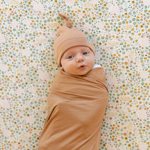 Little Unicorn Stretch Knit Hat & Swaddle Set