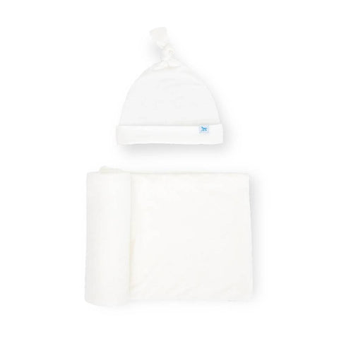 Little Unicorn Stretch Knit Hat & Swaddle Set