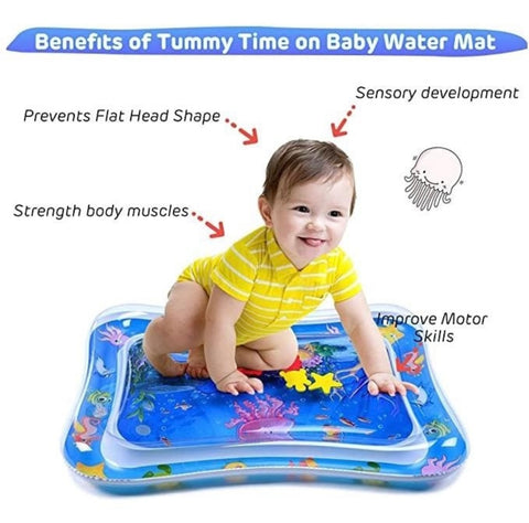Baby Water Play Mat – Fun Sensory Tummy Time Activity