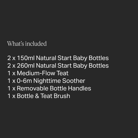 8 Piece Tommee Tippee Natural Start Newborn Starter Set