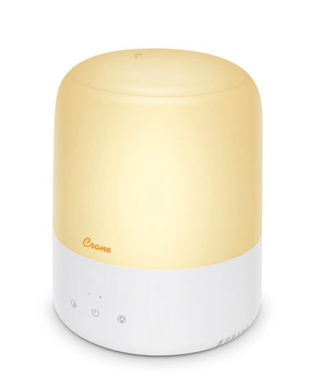 Crane 3 in 1 Cool Mist Humidifier, Aroma Diffuser & Sleep Support Light – 1.9L