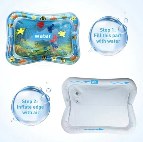 Baby Water Play Mat – Fun Sensory Tummy Time Activity