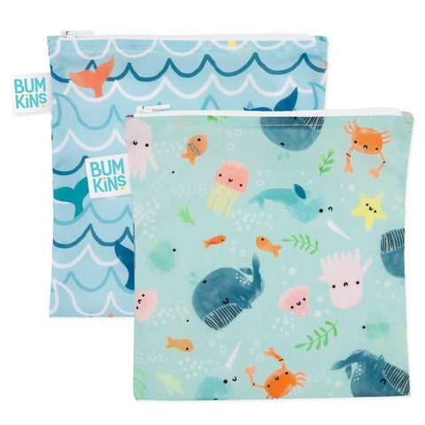 Bumkins Large Snack Bag 2pk