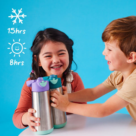 B.Box INSULATED SPOUT 500ML Blue Slate