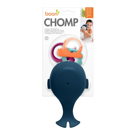 CHOMP HUNGRY WHALE BATH TOY - NAVY