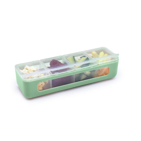 Melii 4 compartment snackle box