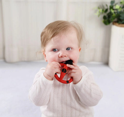 Mombella Stage 1 Baby Teething Toothbrush – Ladybug