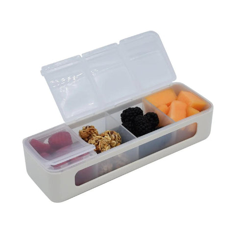 Melii 4 compartment snackle box