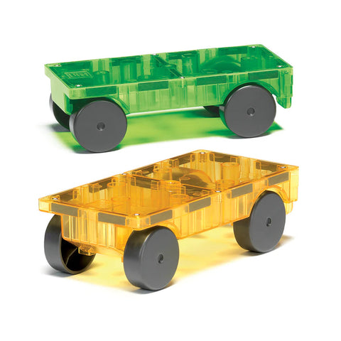Magna Tiles 100pc set + 2pc Car expansion set