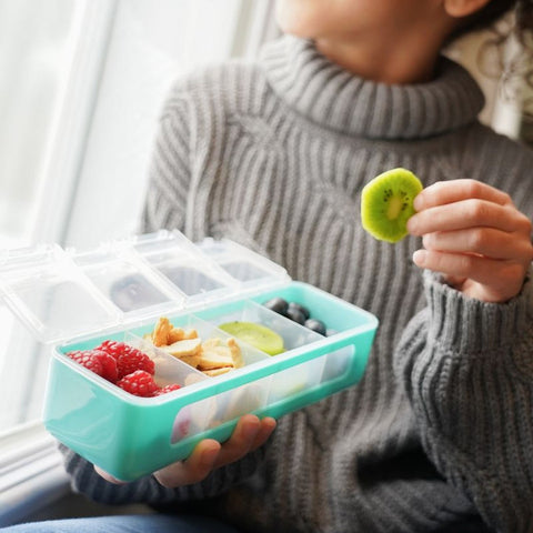 Melii 4 compartment snackle box