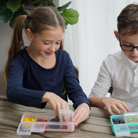 Melii 4 compartment snackle box