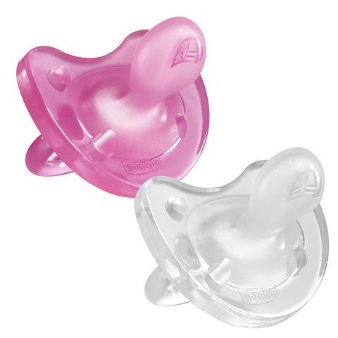 Physio Soft Soother 0-6m 2pk - Pink