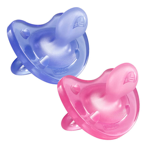Physio Soft Soother 6-16m 2pk - Pink/Purple