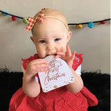 Baby’s First Christmas Milestone Cards