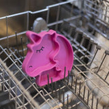 Silicone Grip Dish - Unicorn