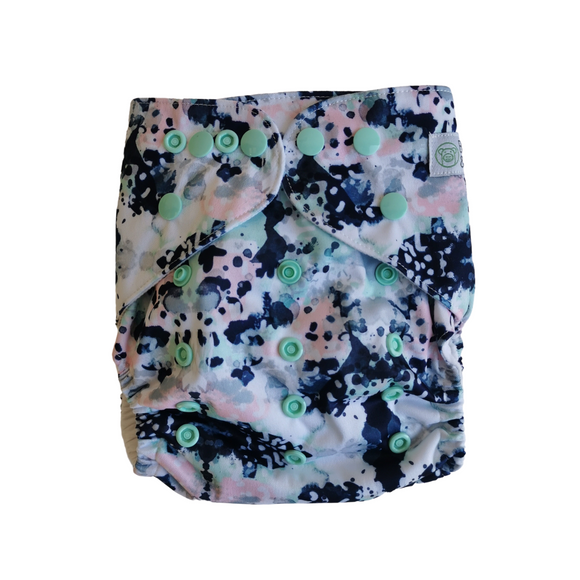 Pink Tie Dye Cloth Nappy