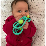 Snail Teether Rattle - Blue